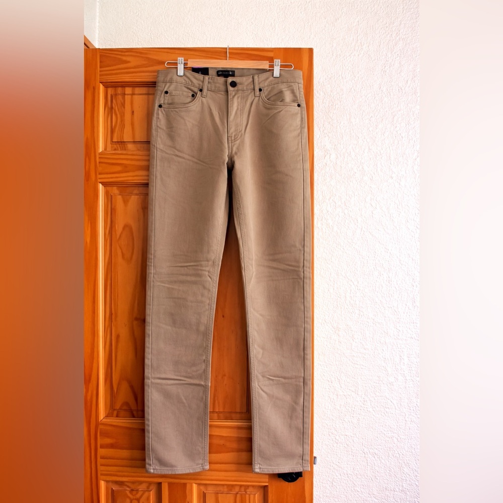 Banana Republic Slim Straight Jeans in Khaki